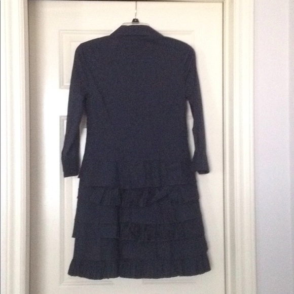 *NWOT BCBGMAXAZRIA navy dress - Picture 2 of 4